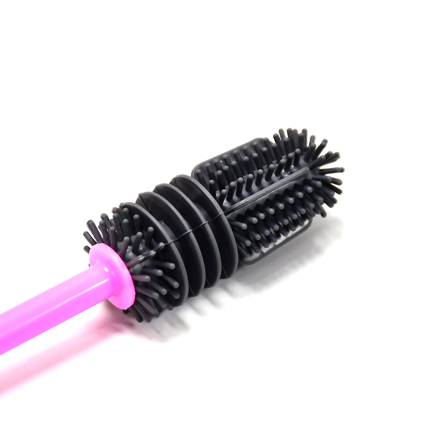 Bottle cleaning brush with long flexible handle Bottle cleaning brush with long flexible handle